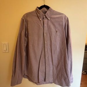 Purple Ralph Lauren Polo Button Down